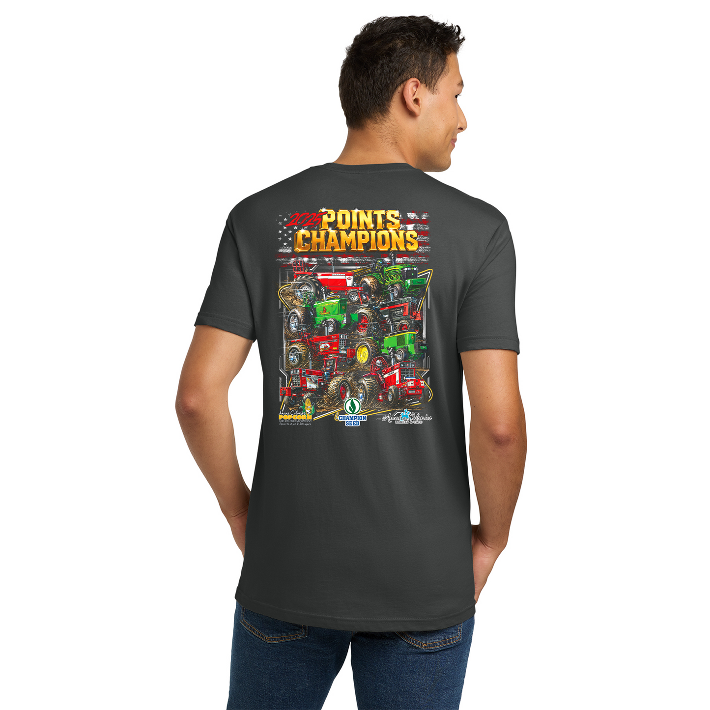 Tractor Points champion adult t-shirt