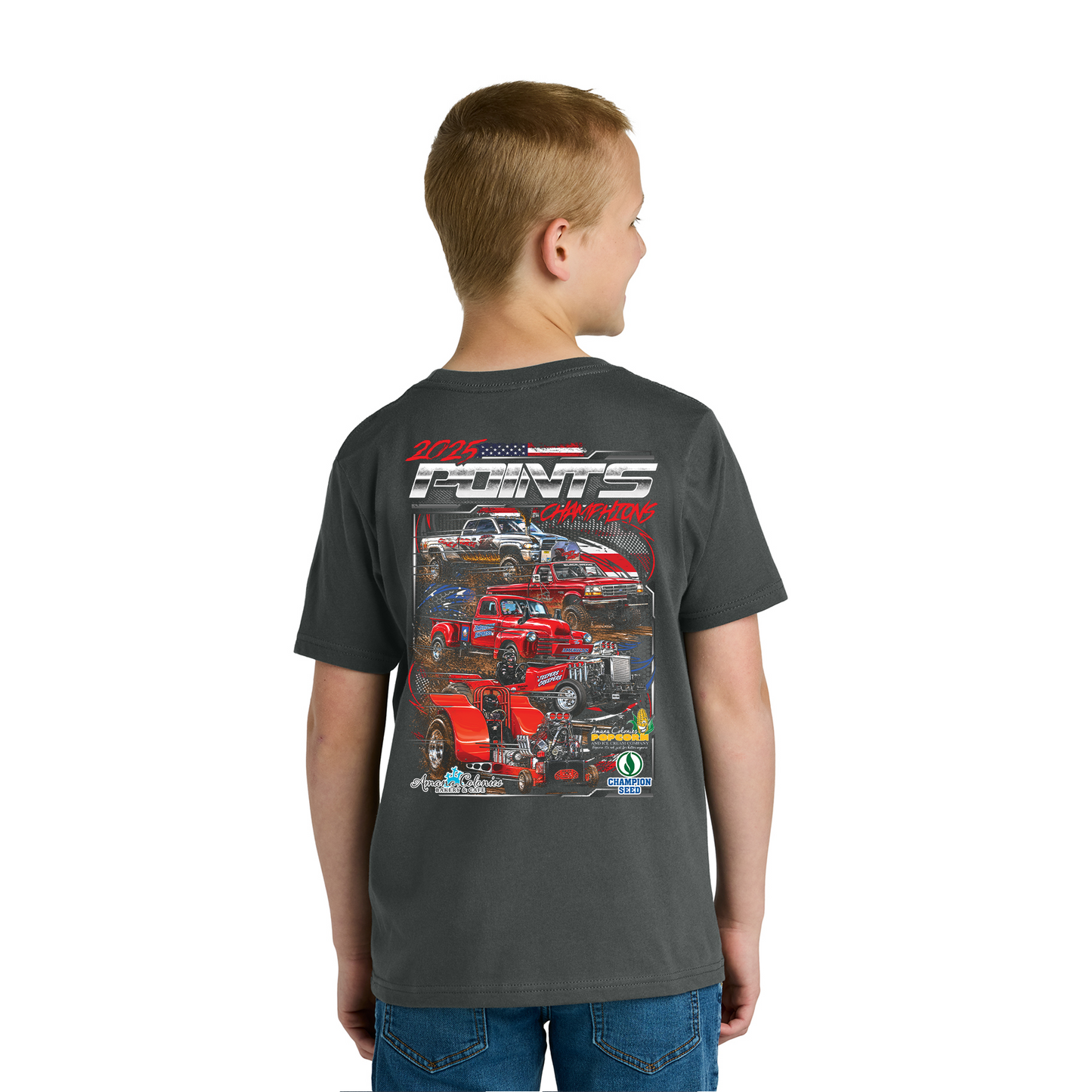 Youth Truck Points Champion adult t-shirt