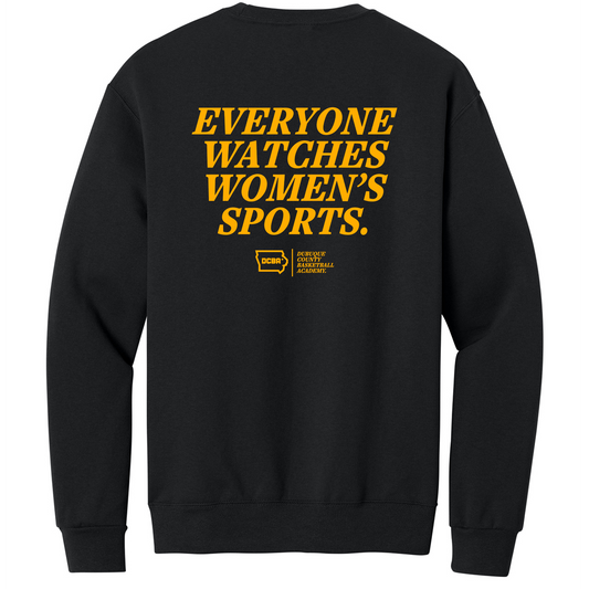 Everyone Watches Crewneck (Black)