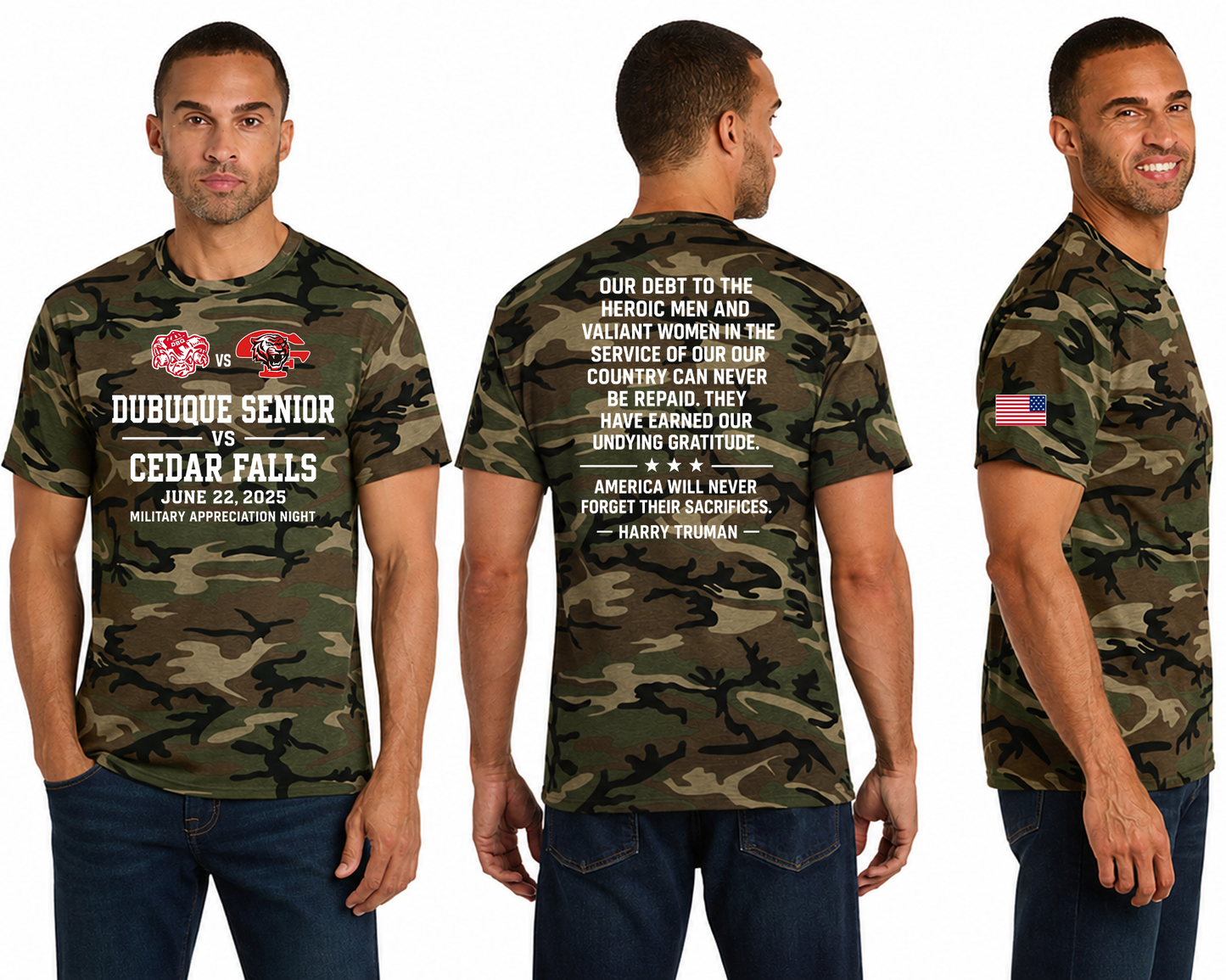 Armed Forces Day camo t-shirt